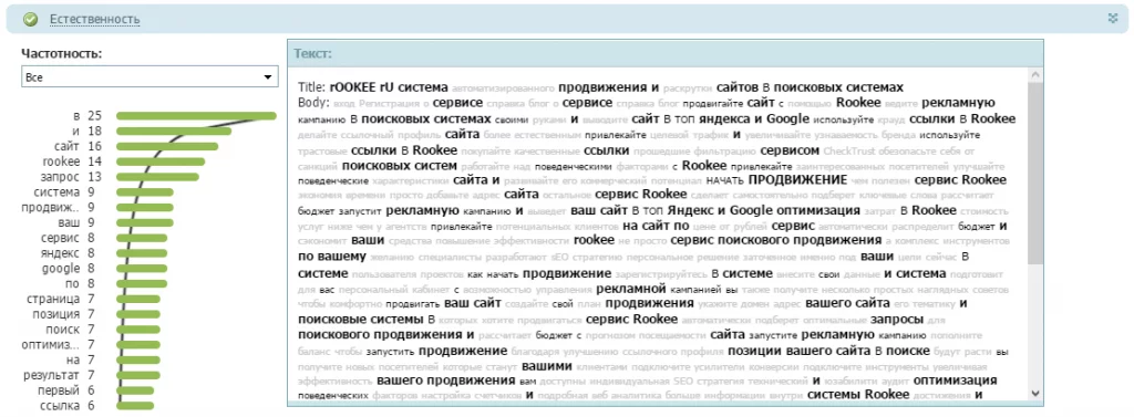 естественность текста