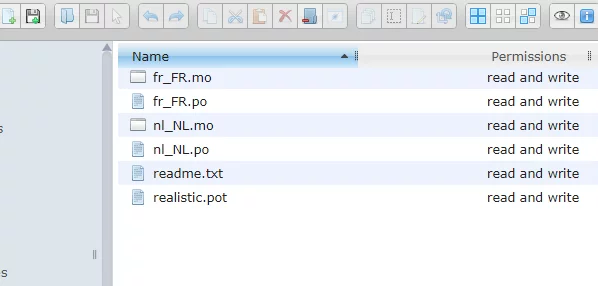 Файлы в папке languages для темы WordPress Файлы перевода темы WordPress