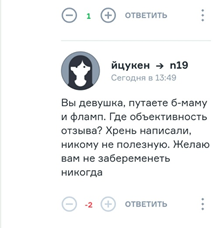 Дерзкий ответ на отзыв о работе компании Пример реакции на отзыв о компании