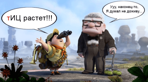 рост тИЦ тИЦ растет