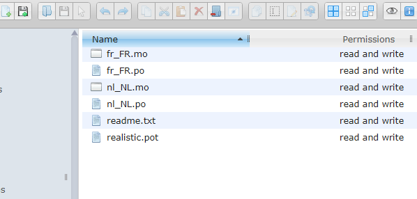 Файлы в папке languages для темы WordPress Файлы перевода темы WordPress