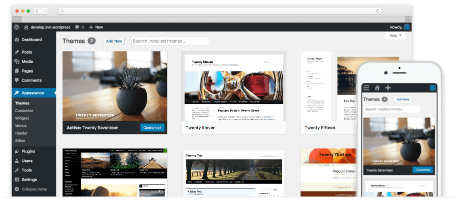 Выбор темы для сайта на WordPress Создание сайта на WordPress