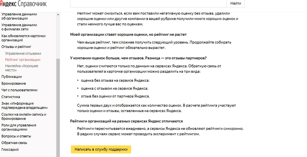 От чего зависит рост рейтинга организации на картографическом сервисе Яндекс Как формируется рейтинг фирмы